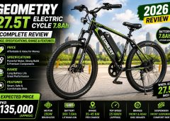 Geometry 27.5T Electric Cycle 7.8Ah Review 2026: Price, Specifications, Range & Features